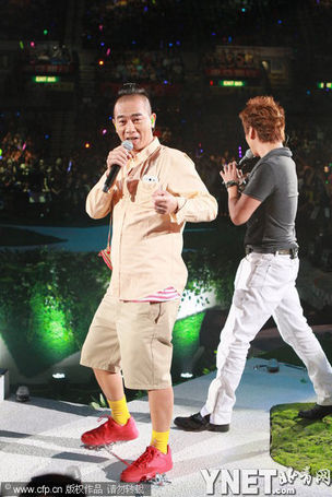 郑伊健个唱被逼婚 古惑仔四子齐聚耍宝