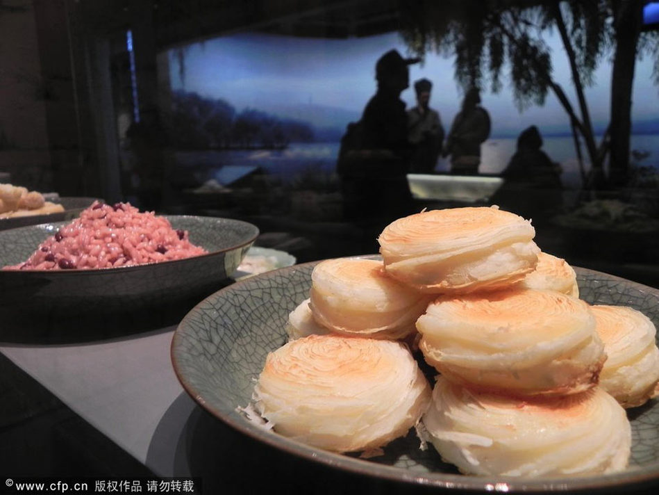 实拍杭州中国杭帮菜博物馆 特色美食极度诱惑