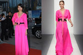 胡婷婷穿的这件裙子来自Bottega Veneta 2012早春系列。