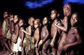在中部非洲的赤道密林中世世代代生活着一群身材矮小的居民，他们自称是“森林之子”，奉这片原始森林为其生身父母和至高之神，他们就是俾格米人。(来源：环球网)