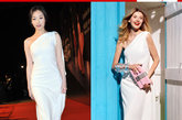 倪妮所穿裙子来自Christian Dior2012早春度假系列。