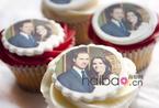伦敦蛋糕店推出王室Couple结婚一周年纪念纸杯蛋糕