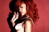 第三名：出生于加勒比海地区的流行歌手Rihanna。