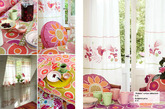 色彩鲜艳的瑞典家居，用一些鲜艳的颜色布艺，装饰室内，整个房子统一色调，从白色到丰富多彩的红色和粉色，天然的材料，温馨又漂亮。女性独居首选装饰