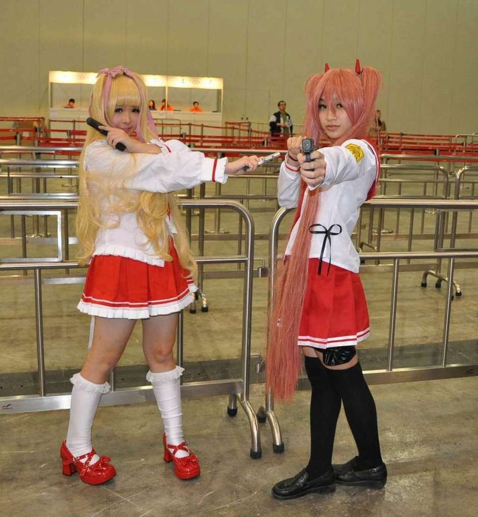 少女背后的<em>淫兽</em> !C3日本动玩博览逼真COS_游