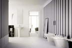 黑白控的卫浴世界 14款经典搭配设计欣赏