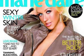 Christina Aguilera为杂志拍摄硬照不惜全裸出镜，可谓“孕”味十足。
