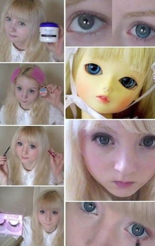 15岁英国美妆少女爆红 网友称“太像充气娃娃”