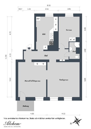 北欧传统现代混搭公寓  条纹地板营造的简约空间