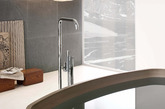梁氏于2012年跟著名意大利浴室洁具品牌NEUTRA合作，打造个人首个浴室洁具系列——inkstone。此系列以「墨砚」为灵感，选用的颜色、形状和纹理与传统墨砚相若，透过NEUTRA精湛的磨石工艺，把石材的天然质感和秀丽发挥得淋漓尽致。曾获奖项：2012年《透视》杂志“透视室内设计大赏”产品设计（专业组）浴室产品优异奖。
