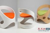 这是一款由法国设计师Jean-Pierre Martz设计的造型独特的座椅。那些创意的细节给这款椅子锦上添花，让它看起来更加优雅与独特。同时这是一款可以根据客户需求而定制的家具，客户想要的木材、胶合板、漆皮、色彩都可以重新设计组合，满足顾客的所有要求。（实习编辑何丽晴）