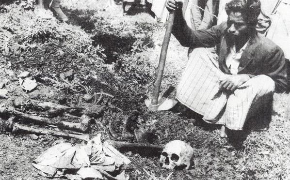 孟加拉国解放战争中被巴基斯坦士兵枪杀的无辜