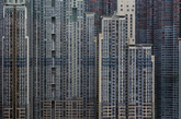 香港令人窒息的高密度住宅群。（实习编辑李丹）
