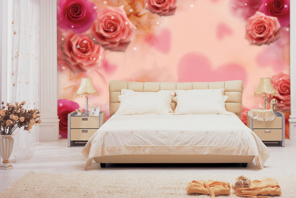 现代简约欧式创意家居壁画 让卧室更显得温馨 