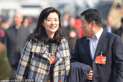 两会：周涛披发造型亮相