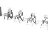 德国设计师Marco Hemmerling 和Ulrich Nether 合作设计的“Generico Chair” ，采用Generative and Additive 模型制作工艺。在外形构建时采用FEM-software 软件对结构性能、材料属性、人体工学及加工难度等系数进行综合分析。从而得出最优的数字模型，在保证坚固、稳定和舒适程度不变的前提下，减少了体量，并生成了独特的外形。（实习编辑：温存）