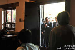 李长春参观孔府孔庙