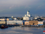 芬兰首都赫尔辛基码头市场