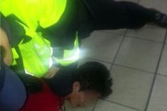 台北地铁随机砍人事件现场