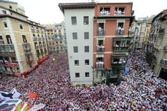 西班牙奔牛节激情开幕