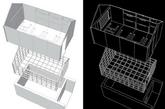 为了测试最终想法——“地下都市工作坊”，周子书团队将“白屋子容器”进行了进一步的“润色”，设计了专为可临时租赁的地下工作室原型。