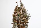 日本盆栽艺术家相羽高德的微型建筑世界