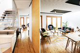 喜欢原木风屋主一定要看看这间澳洲设计公司Nest Architects 的老屋改造案，没有花俏壁纸，回到最自然的白漆粉刷，以及几乎由原木组成家具，单纯元素让缤纷家饰显得百搭毫无违和感。木地板选择足以改变整个室内氛围，选择平房内这种年轮轮廓较深材料，原始森林感就稍微重些，选择紫檀这类深色地板，适合打造浓厚工业风或英伦古堡感觉。（实习编辑：周芝）