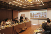 武汉张纪中室内建筑创办人及创意总监张纪中与上海武汉两地设计师分享了起住宅和餐馆设计项目经验。