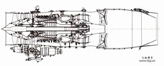 俄媒登出的ai-222航空发动机