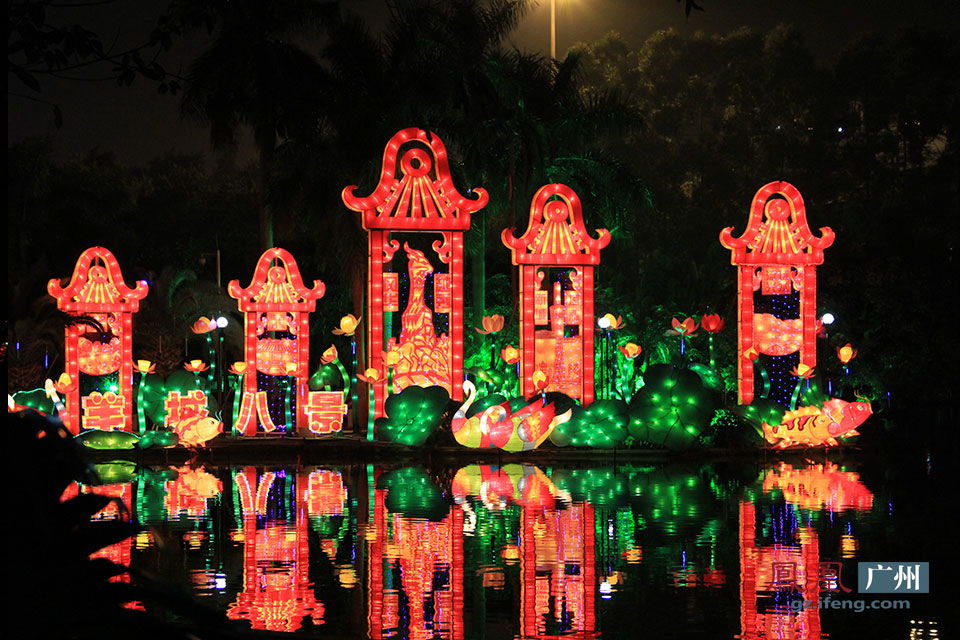元宵节来越秀公园看赏花灯 广州迎春花灯延长