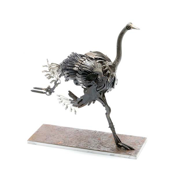 法国艺术家叹为观之的金属动物世界