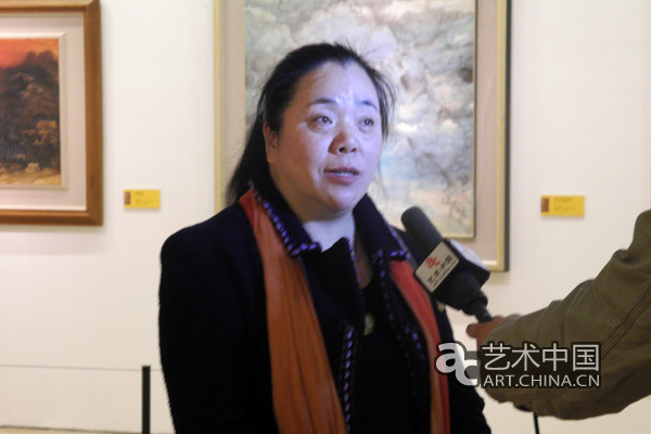画家蔡小丽接受艺术中国采访