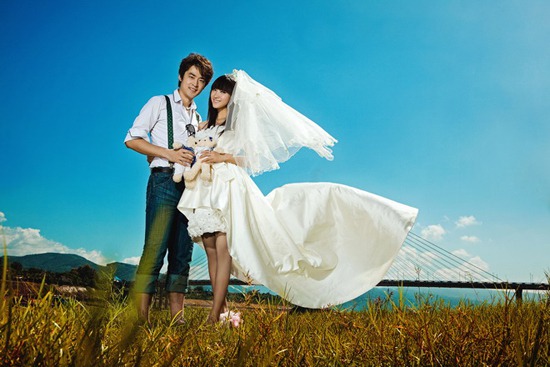 婚纱照（图片来源：中国网）