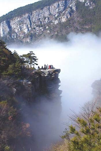 庐山剪刀峡云海