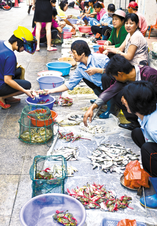 烟台海鲜早市_深圳早市_铁板煎海鲜