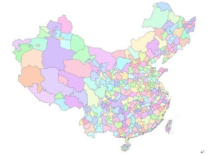 图:中国地级行政区划(注:南海诸岛主权属中国)