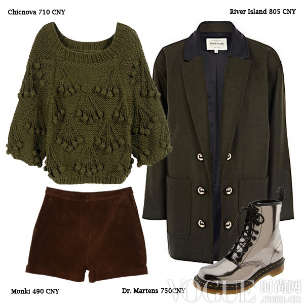 冬季适宜的<em>短裤</em>搭配 短打不畏寒(图)_时尚频道