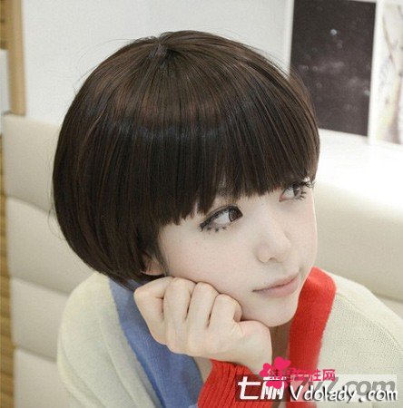 8款最新hot齐刘海短发 让长脸女生心动的发型
