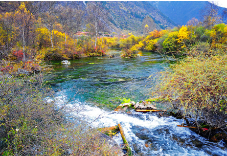 东方的阿尔卑斯山景四川茂县松坪沟景区更宜游