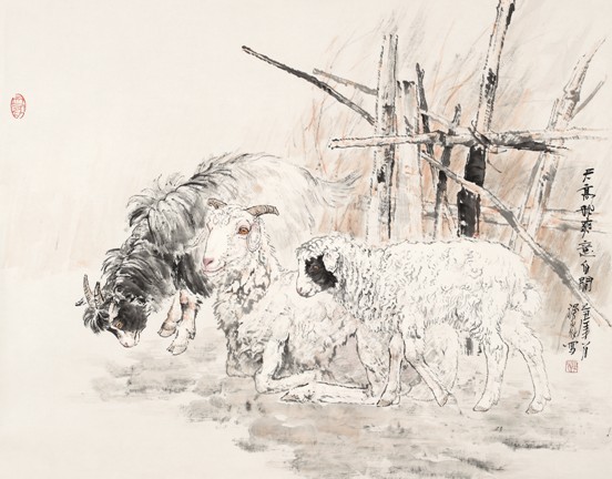 羊画展元旦期间将亮相天津文化中心图书馆|天