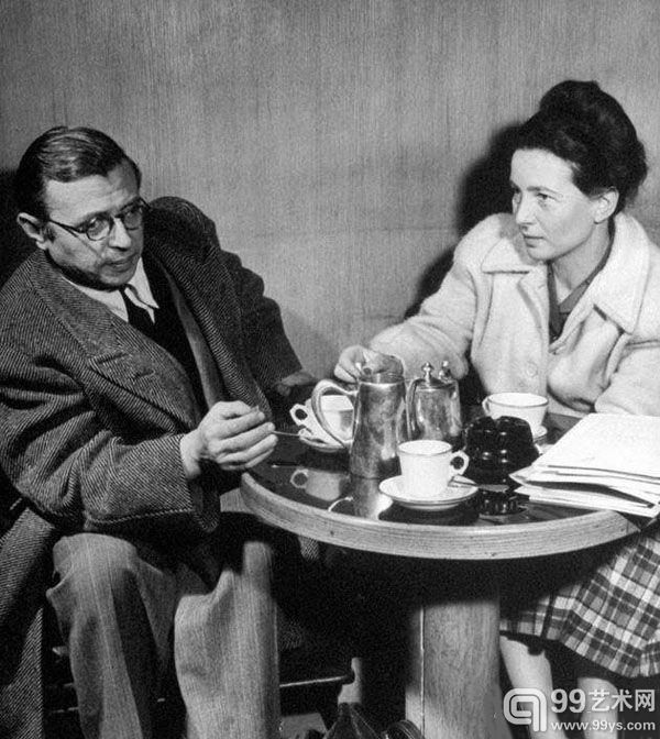 7. Jean-Paul Sartre & Simone De Beauvoir：尚.保罗.沙特&西蒙波娃
