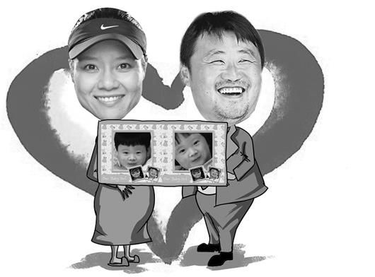 图文：姜山一记ACE 李娜今夏当妈