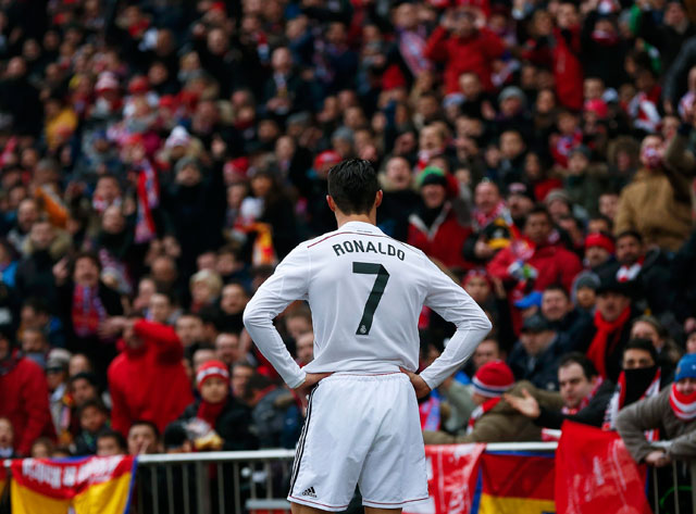 C罗近51脚任意球射门0进球 上次破门是去年4