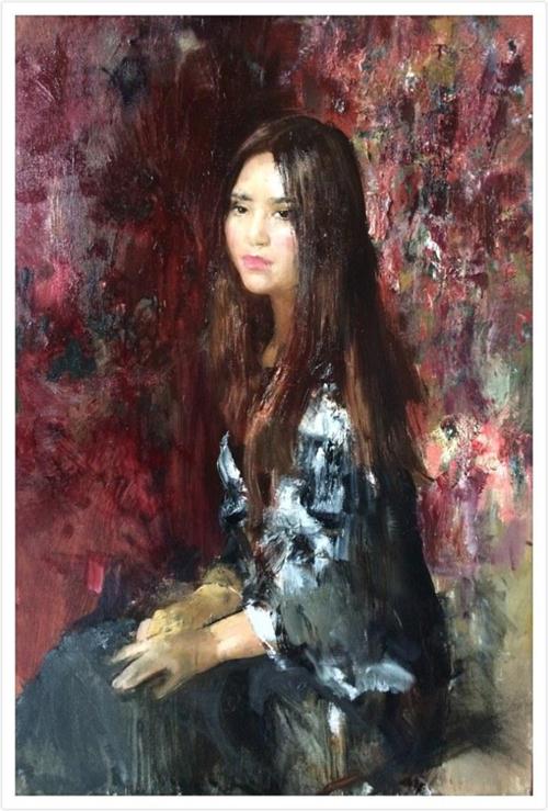 三位油画大师画中的尉捷