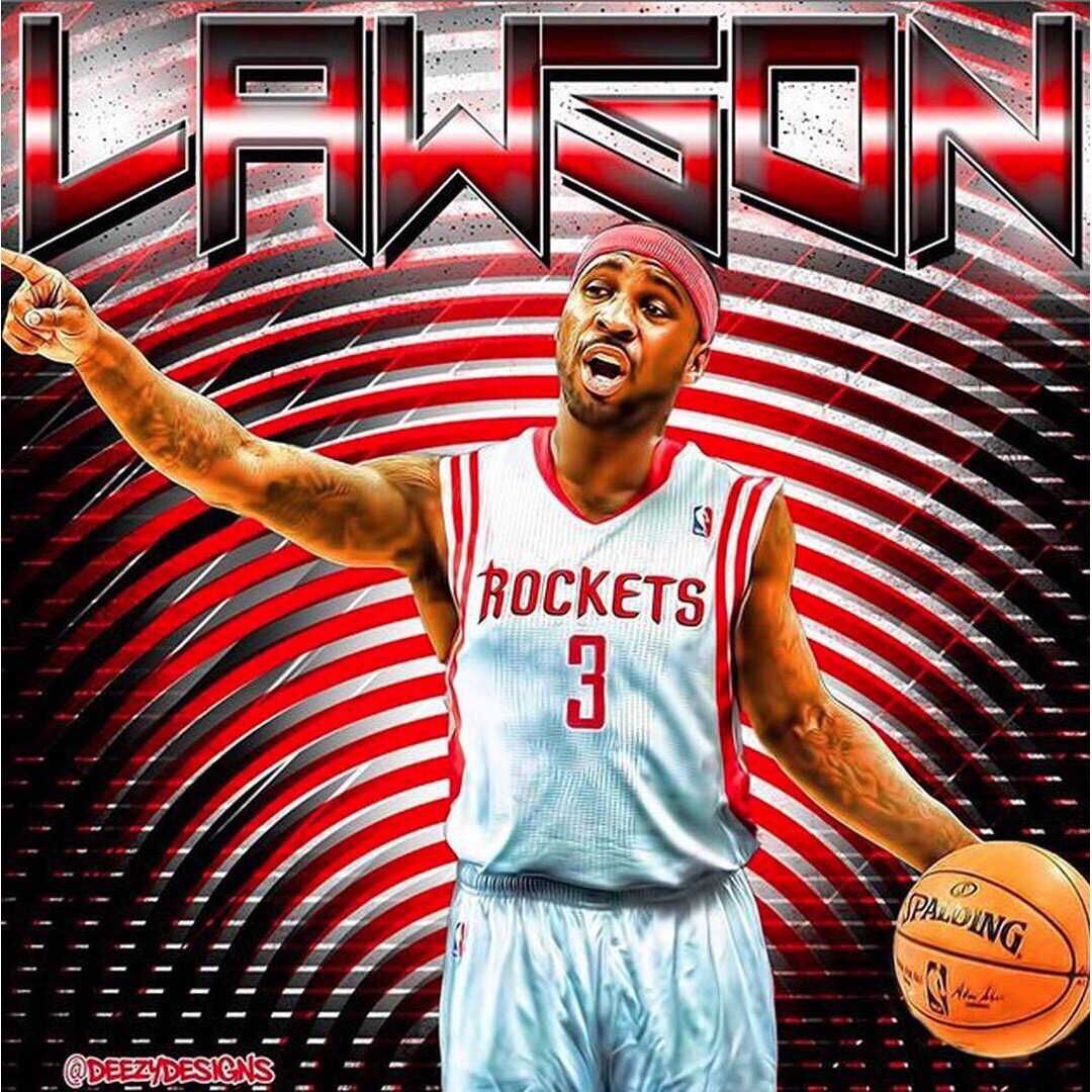 劳森上传身穿火箭球衣照片 看他想起宋小宝…