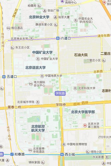 八大学院地图