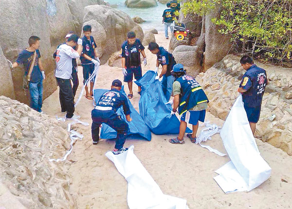 英国男女泰国游玩被弃尸沙滩 女子疑遭奸杀