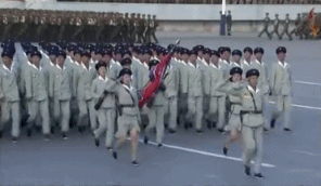 朝鲜阅兵动图来袭:从