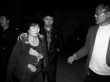老妇女刘某被抓获