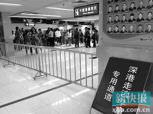 ■跨境学童上学并未受到影响。新快报记者 张国锋/摄